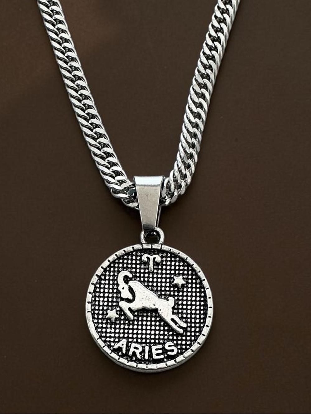 🆕 Taurus Rustic Coin Pendant Necklace